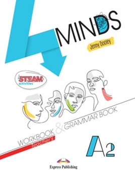 4 MINDS A2 WORKBOOK & GRAMMAR BOOK STUDENTS APP resmi
