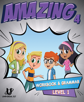 AMAZING 4 WORBOOK & GRAMMAR LEVEL 1 resmi
