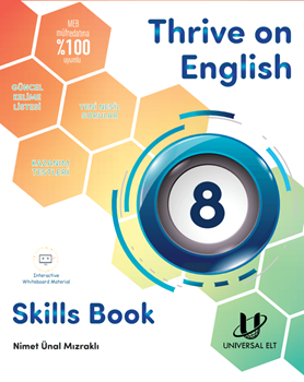 THRIVE ON ENGLISH 8 SKILLS BOOK resmi