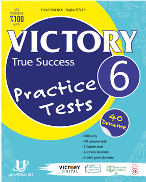 VICTORY 6 TRUE SUCCESS PRACTICE TESTS (40 DENEME) resmi