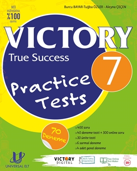 VICTORY 7 TRUE SUCCESS PRACTICE TESTS (40 DENEME) resmi