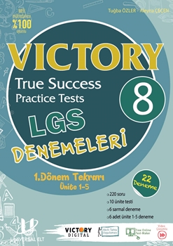 VICTORY 8 PRACTICE TESTS 1.DÖNEM TEKRARI ÜNİTE 1-5 resmi