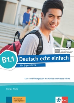 DEUTSCH ECHT EINFACH! B1.1 KB+ÜB AUDIOS+VIDEOS resmi