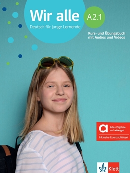 WIR ALLE A2.1 KURS-/ÜBUNGSBUCH MIT AUDIOS HYBRID resmi