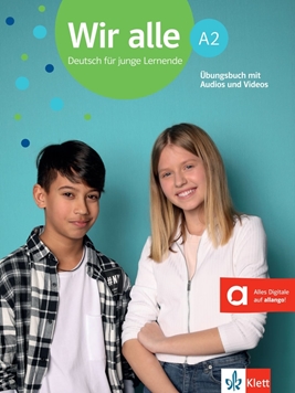WIR ALLE A2 ÜBUNGSBUCH MIT AUDIOS UND VIDEOS resmi