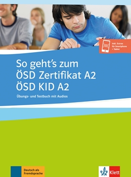 SO GEHT'S ÖSD ZERTIFIKAT A2/ÖSD KID A2, ÜBUNGS-/TE resmi