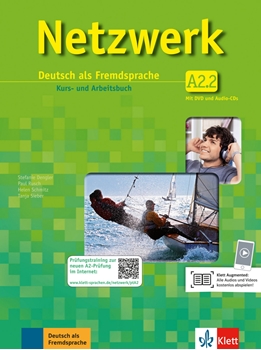 NETZWERK A2.2 KURSBUCH/ARBEITSBUCH TEIL CD+DVD resmi