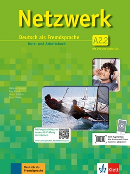 NETZWERK A2.2 KURSBUCH/ARBEITSBUCH TEIL CD+DVD resmi