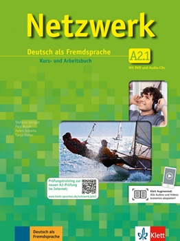 NETZWERK A2.1 KURSBUCH/ARBEITSBUCH TEIL CD+DVD resmi
