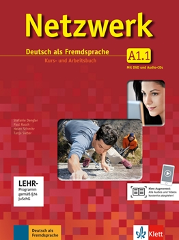 NETZWERK A1.1 KURSBUCH/ARBEITSBUCH TEILCD+DVD resmi