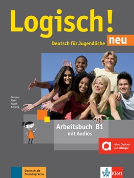 LOGISCH! NEU B1 ARBEITSBUCH MIT MP3 DOWNLOAD resmi