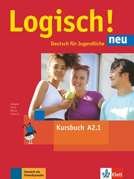 LOGISCH! NEU A2.1 KURSBUCH MIT MP3 DOWNLOAD resmi