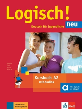 LOGISCH! NEU A2 KURSBUCH MIT AUDIOS ZUM DOWNLOAD resmi
