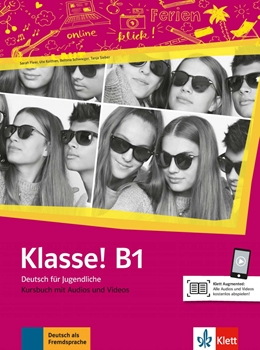 KLASSE B1 KURSBUCH MIT AUDIOS UND VIDEOS resmi