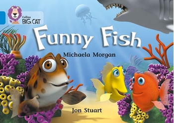 COLLINS BIG CAT FUNNY FISH BLUE resmi