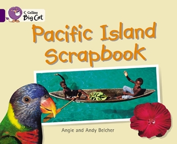 COLLINS BIG CAT PACIFIC ISLAND SCRAPBOOK PURPLE resmi