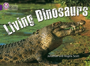 COLLINS BIG CAT LIVING DINOSARUS PURPLE resmi