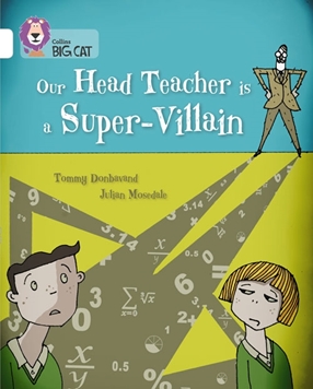 COLLINS BIG CAT OUR HEADTEACHER İS A SUPER VİLLAİN resmi