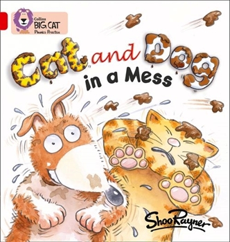 COLLINS BIG CAT CAT AND DOG IN A MESS resmi