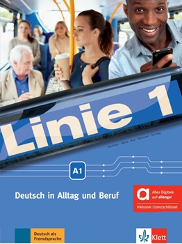 LINIE 1 A1 KURS/ÜBUNGSBUCH MIT ALLANGO CODE resmi