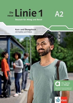 DIE NEUE LINIE 1 A2 KURS UND UBUNGSBUCH HYBRIDE resmi
