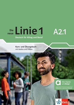 DIE NEUE LINIE 1 A2.1 KURS UND UBUNGSBUCH HYBRIDE resmi