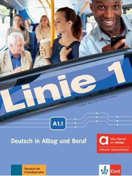 LINIE 1 A1.1 KURS/ÜBUNGSBUCH MIT ALLANGO CODE resmi