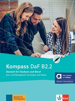 KOMPASS DAF B2.2 KURS UND ÜBUNGSBUCH HYBRID resmi