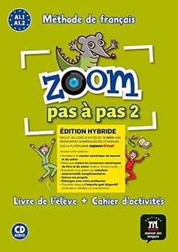 ZOOM PAS A PAS 2 ED. HYBRIDE LIVRE + CAHIER resmi