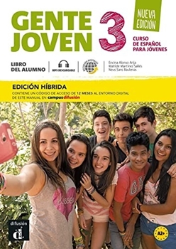 GENTE JOVEN NUEVA EDICION 3 ED. HIBRIDA LIBRO DEL resmi