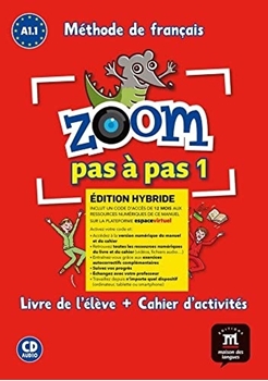 ZOOM PAS A PAS 1 ED. HYBRIDE LIVRE + CAHIER resmi