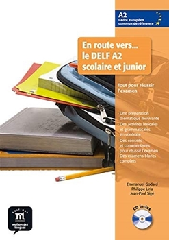 EN ROUTE VERS LE DELF SCOLAIRE ET JUNIOR A2 LIVRE resmi