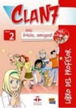 EDI-CLAN 7 CON I HOLA AMIGOS!LIBRO DEL PROF.NIV 2 resmi