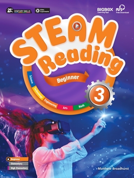 STEAM READING BEGINNER 3 SB WITH WORKBOOK resmi