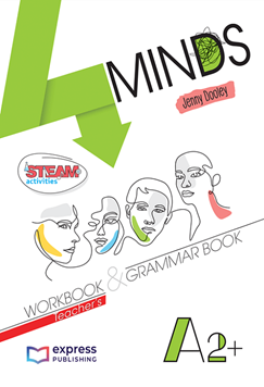 4 MINDS A2+ WORKBOOK & GRAMMAR BOOK TEACHERS resmi