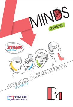 4 MINDS B1 WORKBOOK & GRAMMAR BOOK TEACHERS resmi