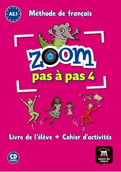 ZOOM PAS A PAS 4 LIVRE DE LELEVE+CAHIER DACTIVITE resmi