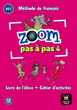 ZOOM PAS A PAS 4 LIVRE DE LELEVE+CAHIER DACTIVITE resmi