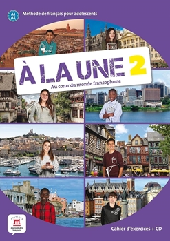 A LA UNE 2 CAHIER DEXERCICES + CD resmi