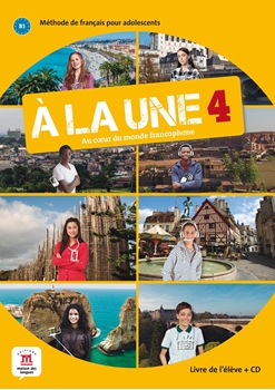 A LA UNE 4 LIVRE DE LELEVE + CD resmi