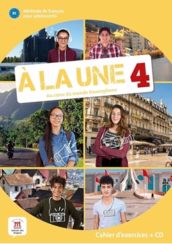 A LA UNE 4 CAHIER DEXERCICES + CD resmi