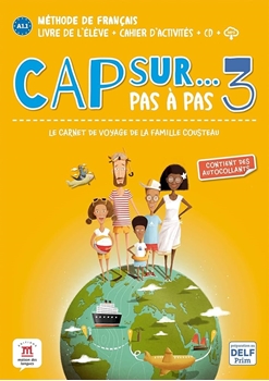 CAP SUR PAS A PAS 3 LIVRE DE LELEVE + CAHIER DACTI resmi