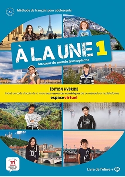 A LA UNE 1 ED.HYBRID LIVRE DE I ELEVE resmi