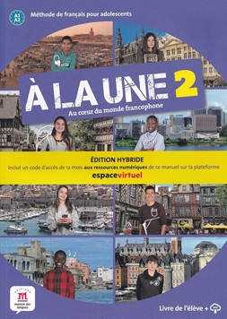 A LA UNE 2 ED.HYBRIDE LIVRE DE I ELEVE resmi