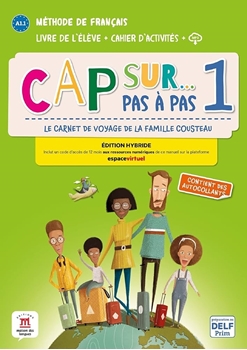 CAP SUR... PAS À PAS 1 ED. HYBRIDE LIVRE + CAHIER resmi