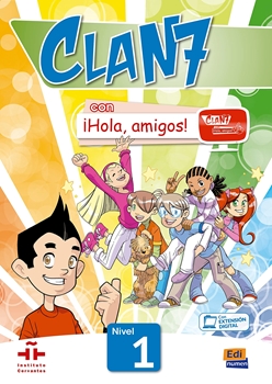 EDI-CLAN 7 HOLA AMIGOS NIVEL 1 MOCHILA PROF resmi
