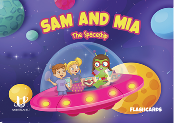 FLASHCARDS SAM AND MIA -THE SPACESHIP resmi
