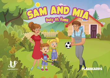 FLASHCARDS SAM AND MIA -BUSY AT HOME resmi