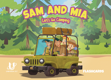 FLASHCARDS SAM AND MIA -LET'S GO CAMPING resmi