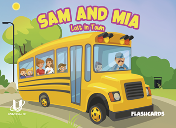 FLASHCARDS SAM AND MIA -LOST IN TOWN resmi